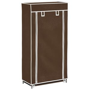 Schuhschrank Schuhregal Schuhablage 5 Schicht 58 x 28 x 106 cm Braun