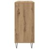 vidaXL Sideboard Artisan-Eiche 90 x 32,5 x 80 cm Holzwerkstoff