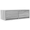 vidaXL TV-Schränke 2 Stk. Grau Sonoma 80x31x25,5 cm Holzwerkstoff