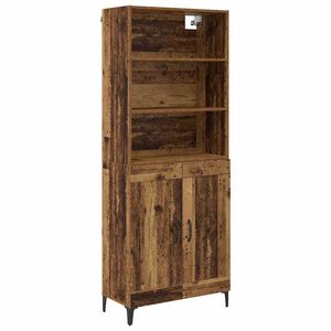 vidaXL Highboard 2 stk. Altholz 69,5 x 34 x 180 cm Holzwerkstoff