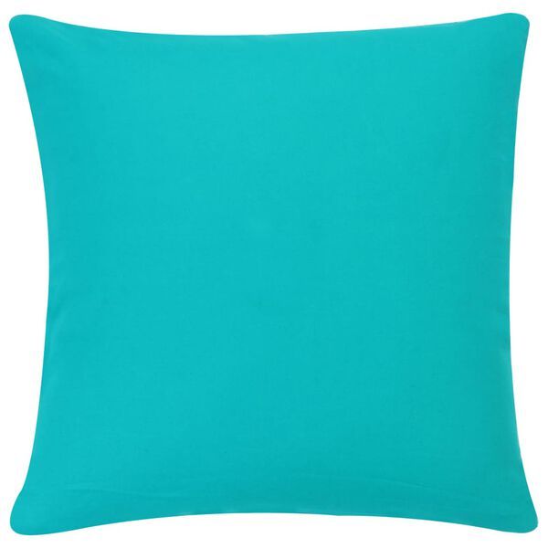 vidaXL Kissen 2 Stk. Foliendruck Grün und Golden 40x40 cm Samt