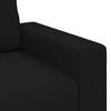 vidaXL 2-Sitzer-Sofa Schwarz 180x77x82 cm Stoff