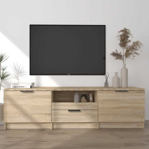 vidaXL TV-Schrank Sonoma-Eiche 140 x 35 x 40 cm Holzwerkstoff