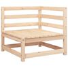 vidaXL Gartensofa 2-Sitzer Massivholz Kiefer