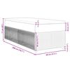 vidaXL Boxspringbett mit Matratze Hellgrau 80x200 cm Samt