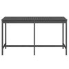 vidaXL Gartentisch Grau 203,5x90x110 cm Massivholz Kiefer