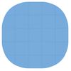 vidaXL Pool Bodenschutzmatte 25 stk. &Oslash; 292 cm Rund EVA-Schaum Blau