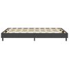 vidaXL Boxspring-Bettgestell Grau Stoff 120x200 cm