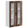 vidaXL Wandglas-Schrank LUCCA Altholz 60 x 31 x 100 cm Holzwerkstoff