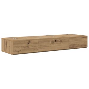 vidaXL Studiotisch Artisan-Eiche 110 x 40 x 19,5 cm Holzwerkstoff