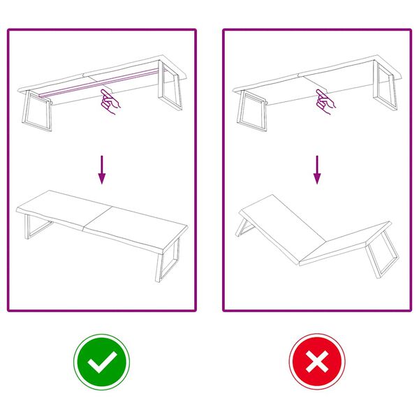 vidaXL Tischplatte Hellbraun 180x60x(2-4)cm Massivholz Eiche Behandelt