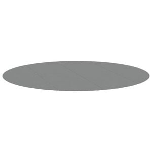 vidaXL Pool-Bodentuch Hellgrau &Oslash;428 cm Polyester Geotextil