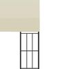 vidaXL Wand-Pavillon 3x6 m Creme Stoff