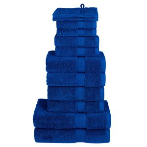 vidaXL 12 tlg. Premium-Handtuch-Set SOLUND Blau 600 g/m&sup2;