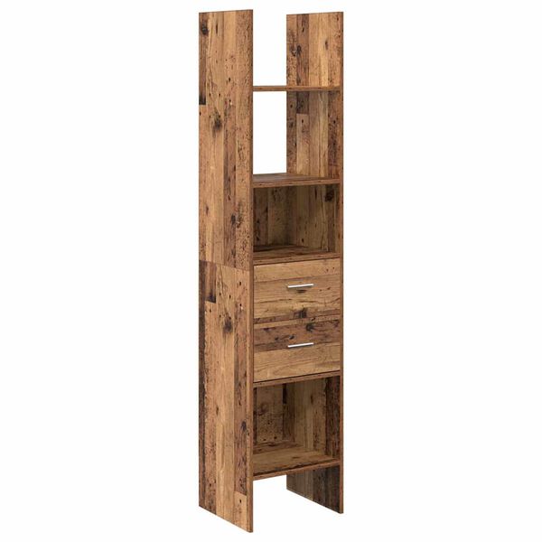 vidaXL B&uuml;cherregal Altholz 40 x 35 x 180 cm Holzwerkstoff