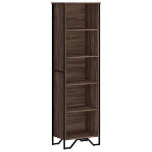 vidaXL B&uuml;cherregal Braun Eichen-Optik 50x31x169 cm Holzwerkstoff