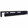 vidaXL TV-Schrank mit LED-Leuchten Schwarz 290x36,5x40 cm