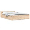 vidaXL Bett mit Schubladen 150x200 cm