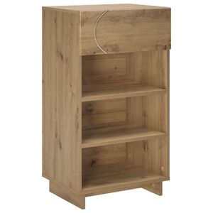 vidaXL Schuhschrank 48 x 38 x 87,5 cm Holzwerkstoff Artisan-Eiche