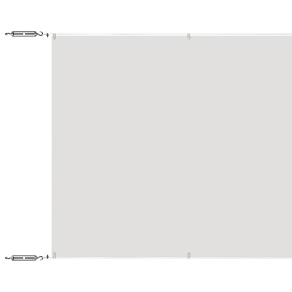 vidaXL Senkrechtmarkise Weiß 60x1000 cm Oxford-Gewebe