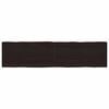 vidaXL Tischplatte 200x50x(2-4) cm Massivholz Behandelt Baumkante