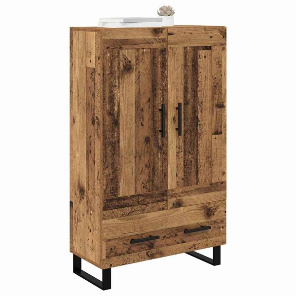 vidaXL Highboard Altholz 69,5 x 31 x 115 cm Holzwerkstoff