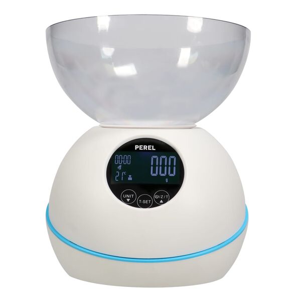 Perel Digitale K&uuml;chenwaage 5 kg Wei&szlig;