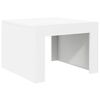 vidaXL Couchtisch Wei&szlig; 50x50x35 cm Holzwerkstoff