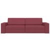 vidaXL Schlafsofa 200cm Weinrot Stoff