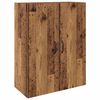 vidaXL Wandschrank 2 pcs Altholz 69,5 x 34 x 90 cm Holzwerkstoff