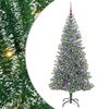 vidaXL K&uuml;nstlicher Weihnachtsbaum beschneit mit LED Licht 180 cm
