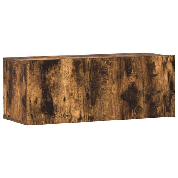 vidaXL 3-tlg. TV-Schrank-Set R&auml;uchereiche Holzwerkstoff