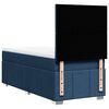 vidaXL Boxspringbett mit Matratze Blau 90x190 cm Stoff