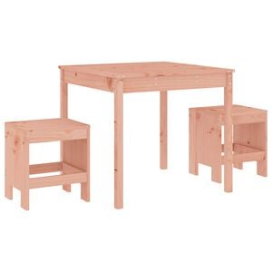 vidaXL 3-tlg. Garten-Bistro-Set Massivholz Douglasie