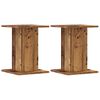 vidaXL Lautsprecherst&auml;nder 2 Stk. Altholz-Optik 30x30x40 cm
