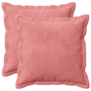 vidaXL Kissenbezug 2 pcs HOUTEN Rosa 30 x 30 cm Samt