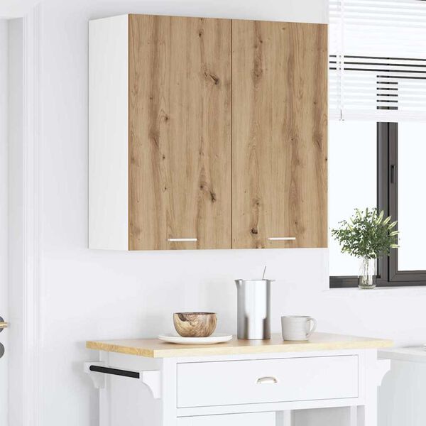 vidaXL H&auml;ngeschrank Artisan-Eiche 80 x 31 x 80 cm Holzwerkstoff