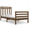 vidaXL Massivholzbett Honigbraun 90x200 cm