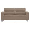 vidaXL 2-Sitzer-Sofa Cappuccino-Braun 140 cm Kunstleder