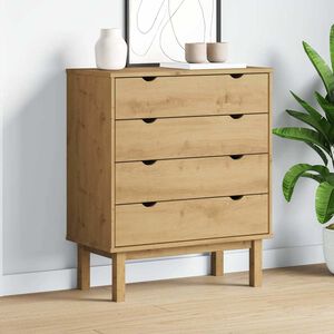 vidaXL Schubladenschrank OTTA 76,5x39,5x90 cm Massivholz