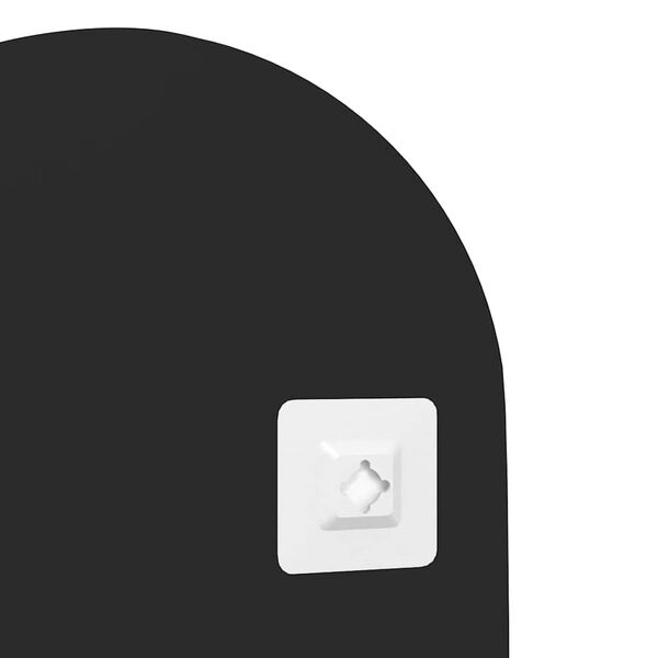 vidaXL Wandspiegel 40x90 cm Glas Oval