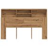 vidaXL Kopfteilschrank Artisan-Eiche 180 x 19 x 103,5 cm Holzwerkstoff