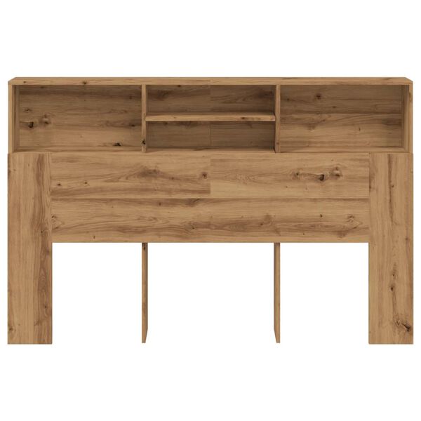 vidaXL Kopfteilschrank Artisan-Eiche 180 x 19 x 103,5 cm Holzwerkstoff