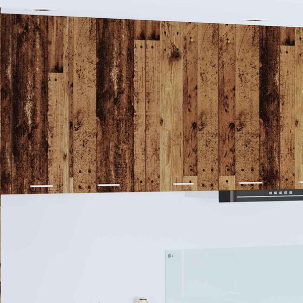 vidaXL H&auml;ngeschrank mit Speicher Altholz 80 x 31 x 80 cm Holzwerkstoff