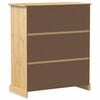 vidaXL Weinschrank Corona 97x45x114 cm Massivholz Kiefer