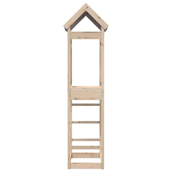 vidaXL Spielturm Braun 52.5 x 85 x 239 cm Massives Kiefernholz