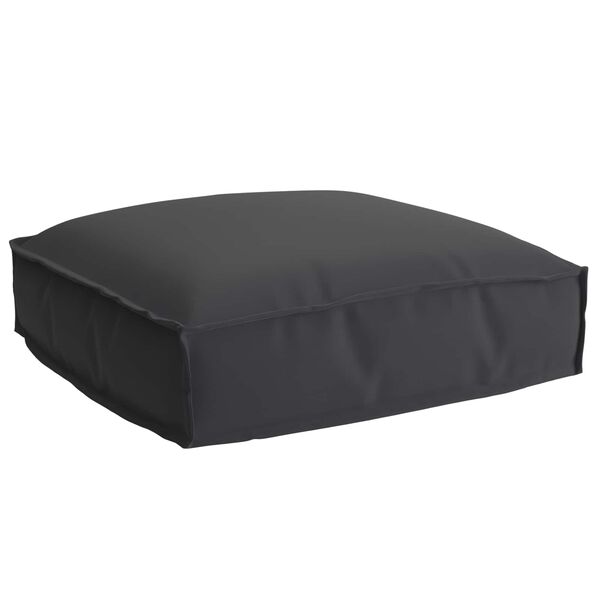 vidaXL Kissen Schwarz 50 x 50 x 12 cm Oxford-Stoff