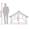 vidaXL Campingzelt 2 Personen Olivgrün Wasserdicht
