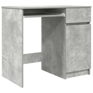 vidaXL Schreibtisch Betongrau 86x49x76 cm Holzwerkstoff