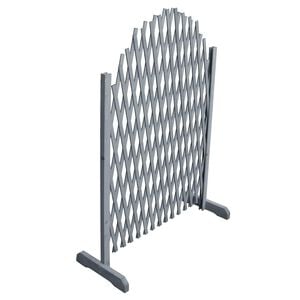 vidaXL Rankgitter Massivholz Tanne 1,8x1 m Grau